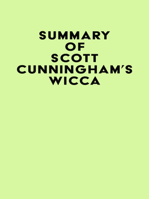 cover image of Summary of Scott Cunningham's Wicca